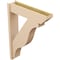 Ekena Millwork 8-in W x 34-in D x 46-in H Funston Slat Rough Cedar Woodgrain TimberThane Outlooker, Primed Tan OUTUR080X34X46FST24RCPR - alternate 2